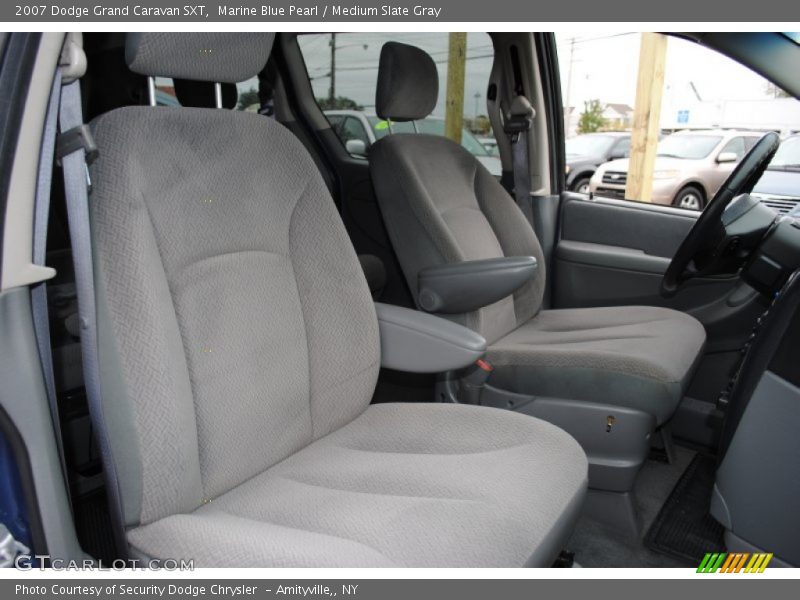Marine Blue Pearl / Medium Slate Gray 2007 Dodge Grand Caravan SXT