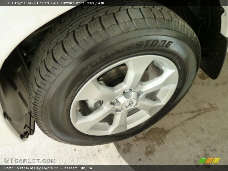 Blizzard White Pearl / Ash 2011 Toyota RAV4 Limited 4WD