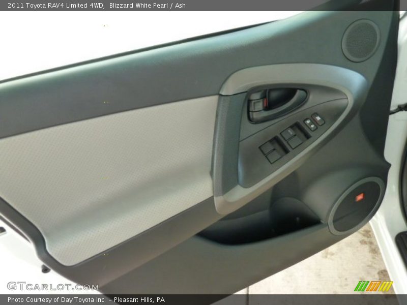 Blizzard White Pearl / Ash 2011 Toyota RAV4 Limited 4WD