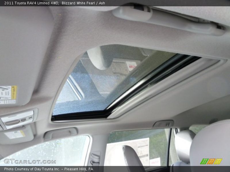 Blizzard White Pearl / Ash 2011 Toyota RAV4 Limited 4WD