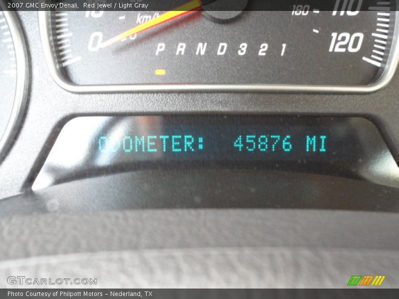 Red Jewel / Light Gray 2007 GMC Envoy Denali