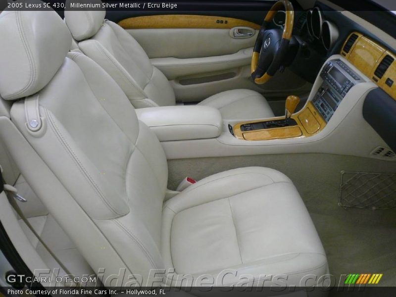 Millennium Silver Metallic / Ecru Beige 2005 Lexus SC 430