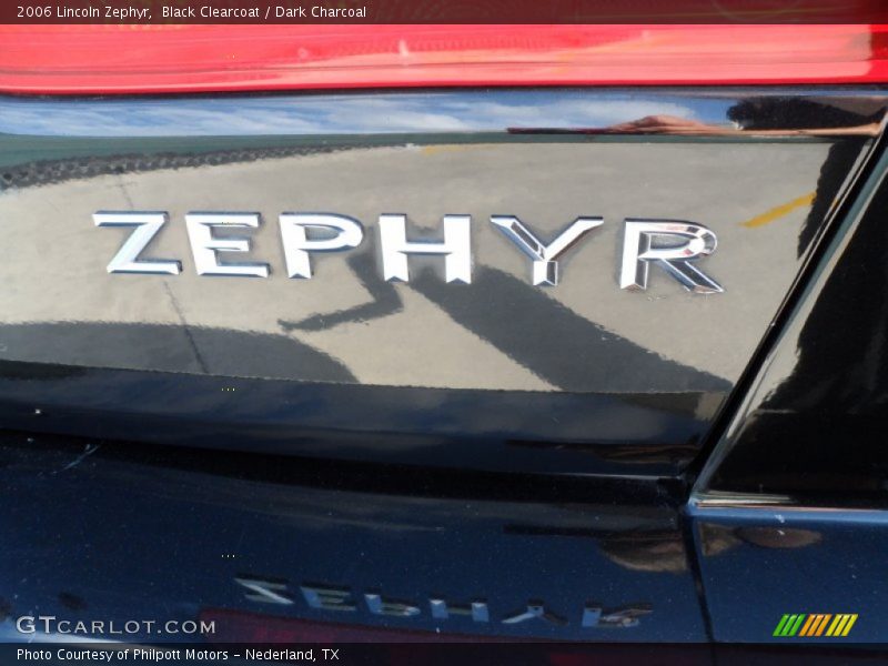 Black Clearcoat / Dark Charcoal 2006 Lincoln Zephyr