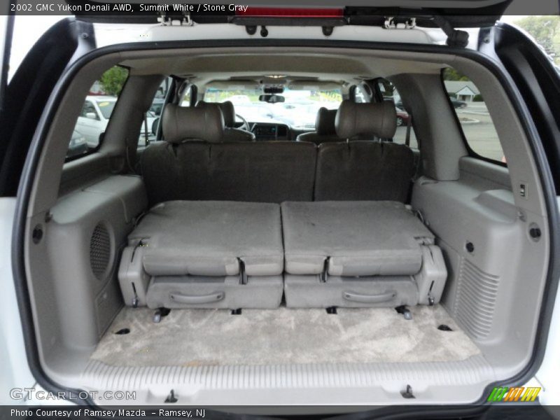 Summit White / Stone Gray 2002 GMC Yukon Denali AWD