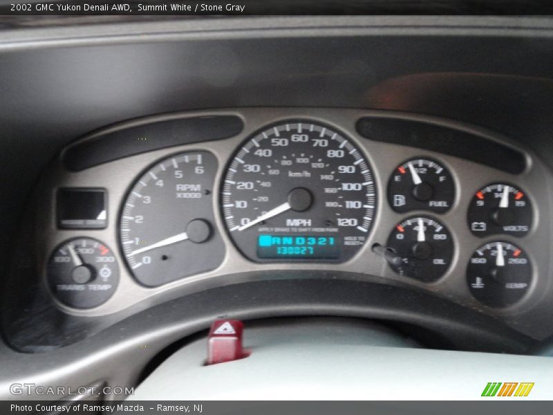  2002 Yukon Denali AWD Denali AWD Gauges
