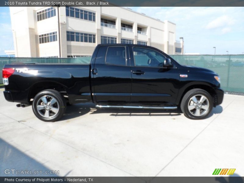 Black / Black 2010 Toyota Tundra TRD Sport Double Cab
