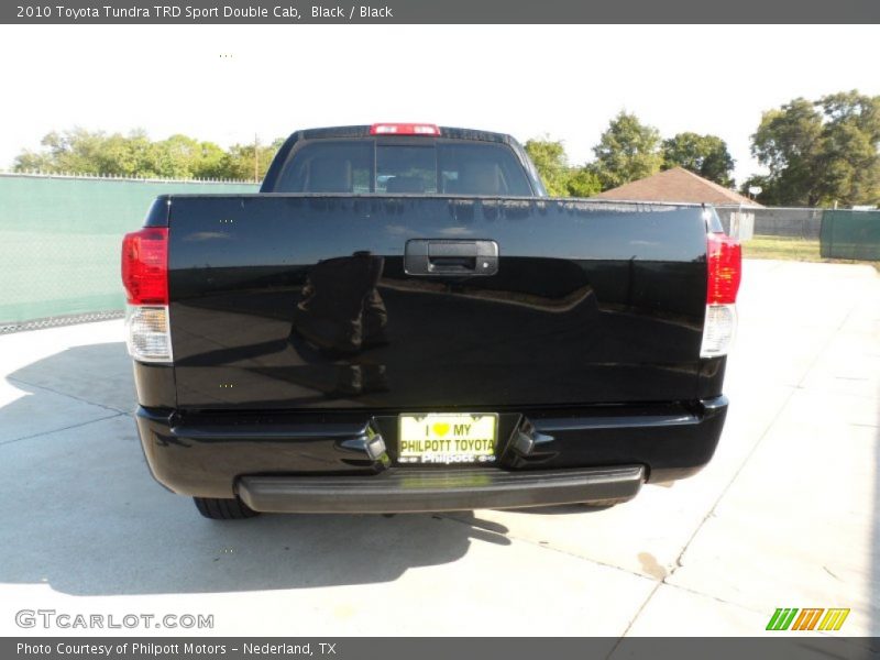 Black / Black 2010 Toyota Tundra TRD Sport Double Cab