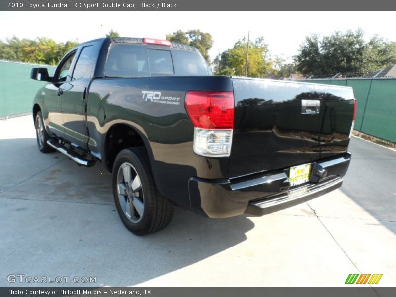 Black / Black 2010 Toyota Tundra TRD Sport Double Cab