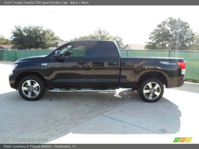 Black / Black 2010 Toyota Tundra TRD Sport Double Cab