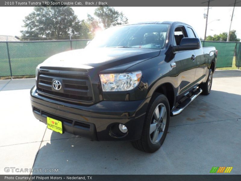 Black / Black 2010 Toyota Tundra TRD Sport Double Cab