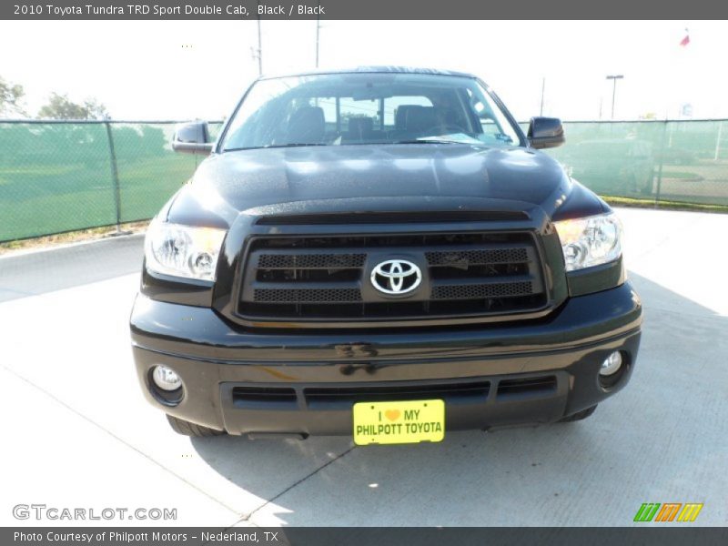 Black / Black 2010 Toyota Tundra TRD Sport Double Cab