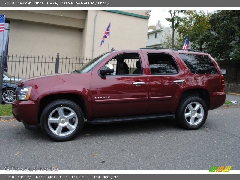 Deep Ruby Metallic / Ebony 2008 Chevrolet Tahoe LT 4x4