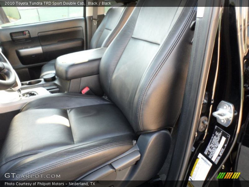 Black / Black 2010 Toyota Tundra TRD Sport Double Cab