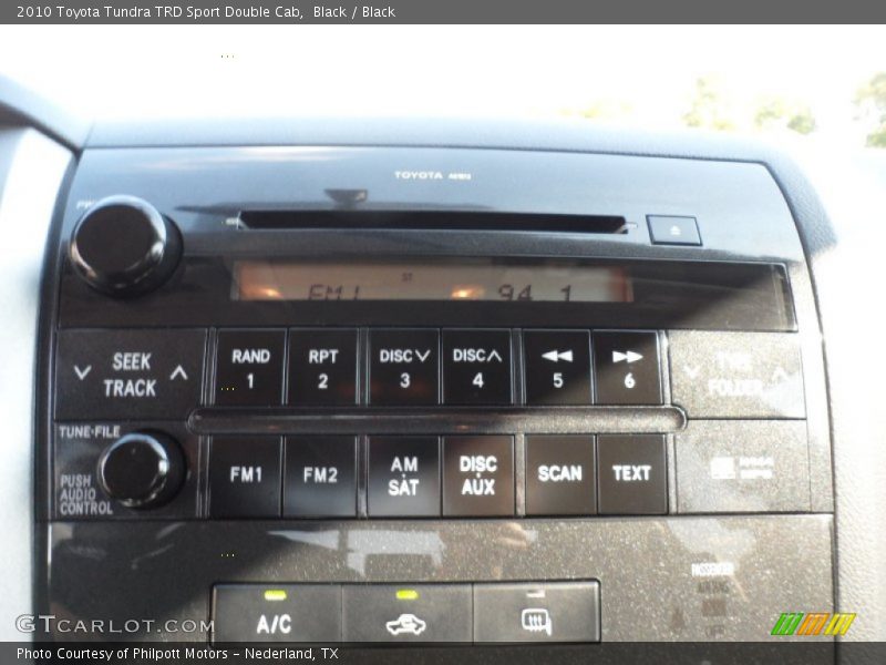 Black / Black 2010 Toyota Tundra TRD Sport Double Cab