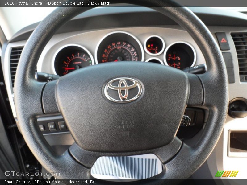 Black / Black 2010 Toyota Tundra TRD Sport Double Cab