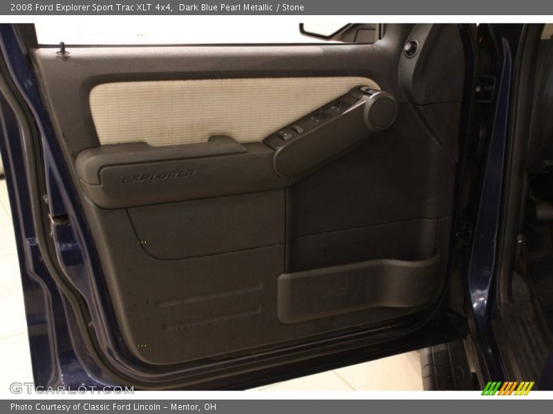 Dark Blue Pearl Metallic / Stone 2008 Ford Explorer Sport Trac XLT 4x4