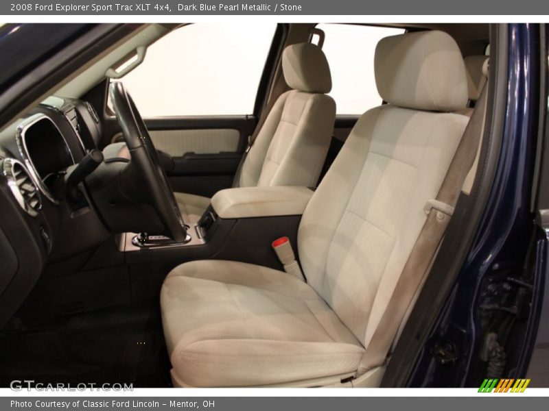 Dark Blue Pearl Metallic / Stone 2008 Ford Explorer Sport Trac XLT 4x4