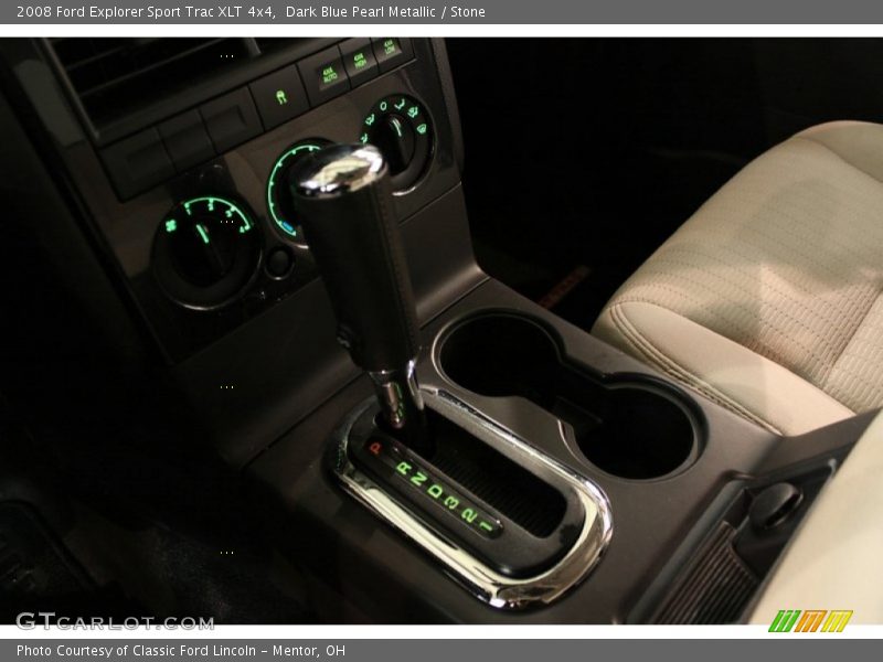 Dark Blue Pearl Metallic / Stone 2008 Ford Explorer Sport Trac XLT 4x4