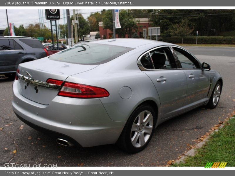 Liquid Silver Metallic / Charcoal/Charcoal 2009 Jaguar XF Premium Luxury
