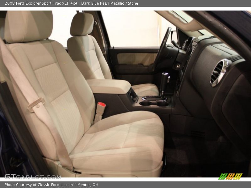Dark Blue Pearl Metallic / Stone 2008 Ford Explorer Sport Trac XLT 4x4