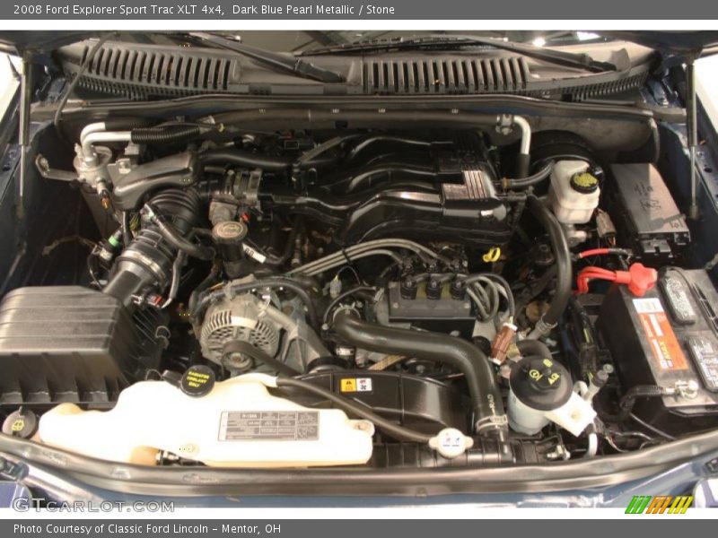 Dark Blue Pearl Metallic / Stone 2008 Ford Explorer Sport Trac XLT 4x4