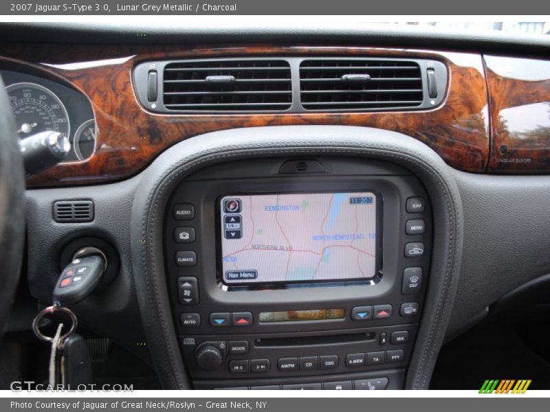 Lunar Grey Metallic / Charcoal 2007 Jaguar S-Type 3.0