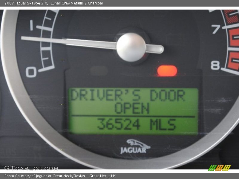 Lunar Grey Metallic / Charcoal 2007 Jaguar S-Type 3.0