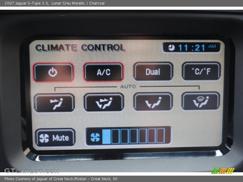 Lunar Grey Metallic / Charcoal 2007 Jaguar S-Type 3.0