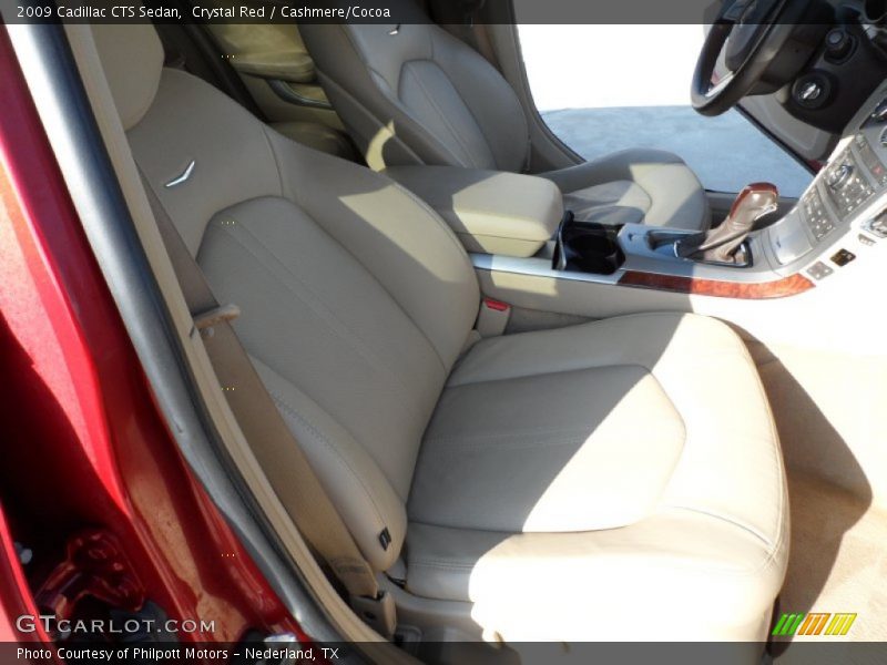 Crystal Red / Cashmere/Cocoa 2009 Cadillac CTS Sedan