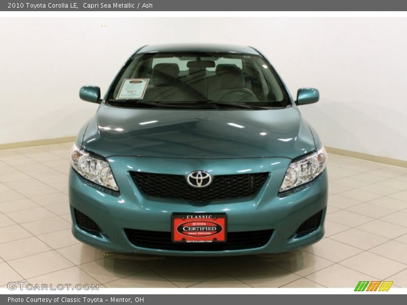 Capri Sea Metallic / Ash 2010 Toyota Corolla LE