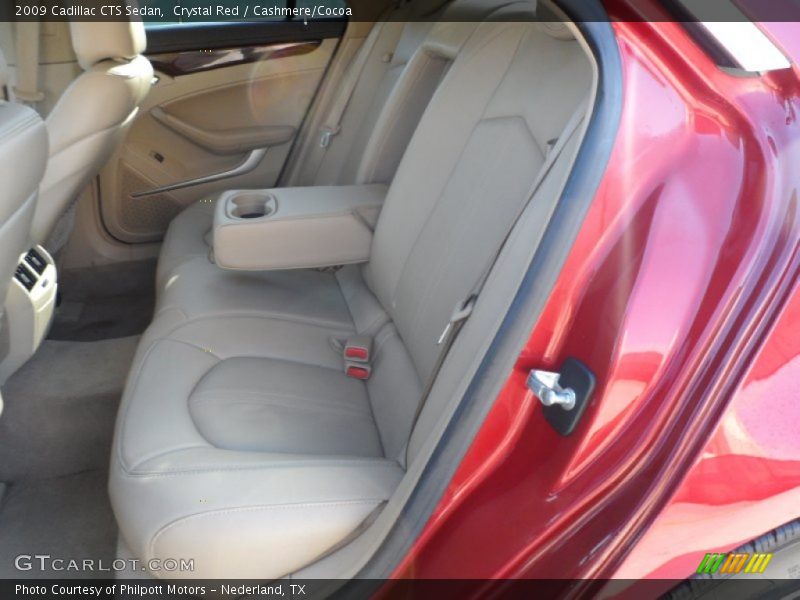 Crystal Red / Cashmere/Cocoa 2009 Cadillac CTS Sedan