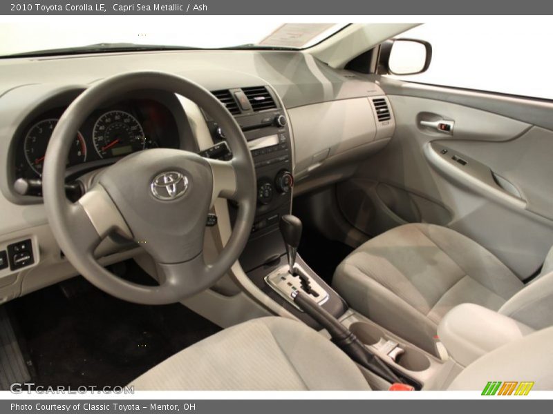  2010 Corolla LE Ash Interior