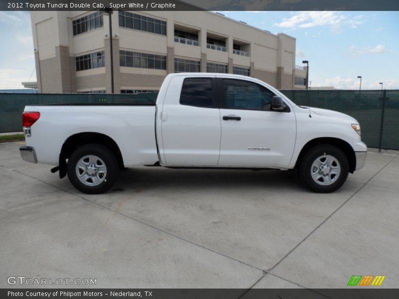 Super White / Graphite 2012 Toyota Tundra Double Cab