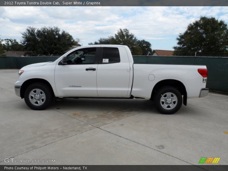 Super White / Graphite 2012 Toyota Tundra Double Cab