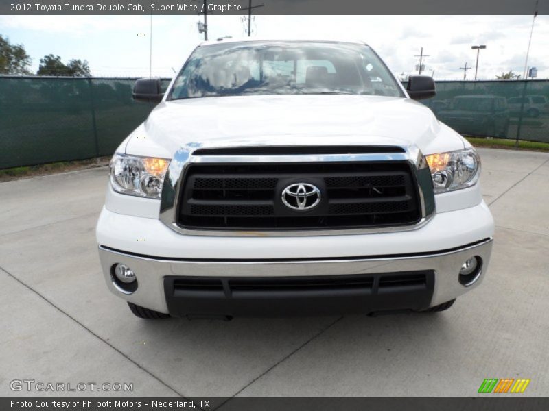 Super White / Graphite 2012 Toyota Tundra Double Cab