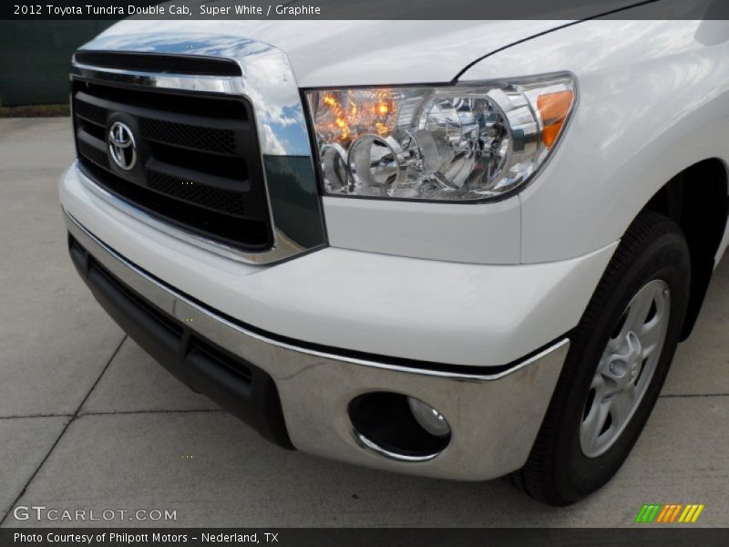 Super White / Graphite 2012 Toyota Tundra Double Cab