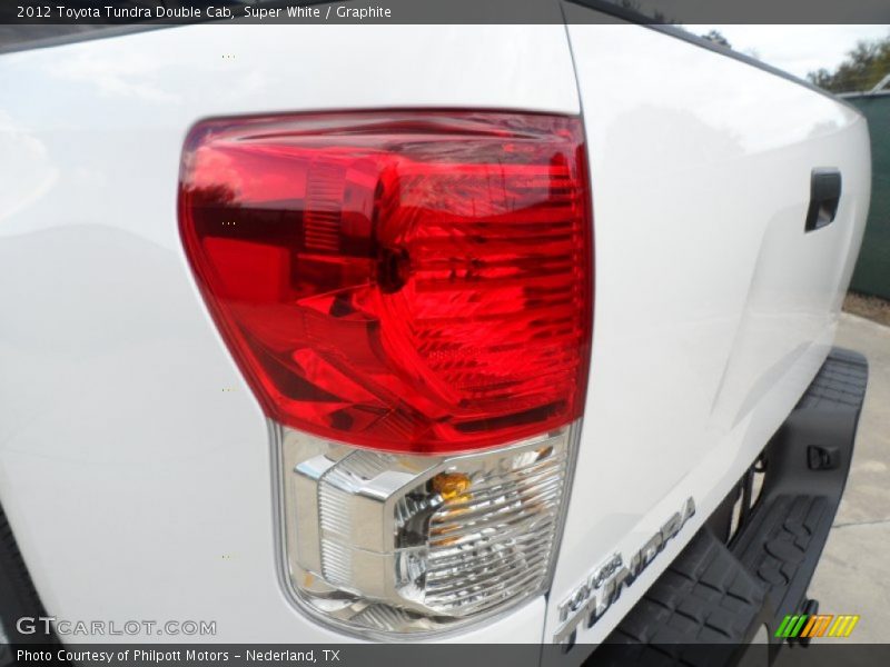 Super White / Graphite 2012 Toyota Tundra Double Cab