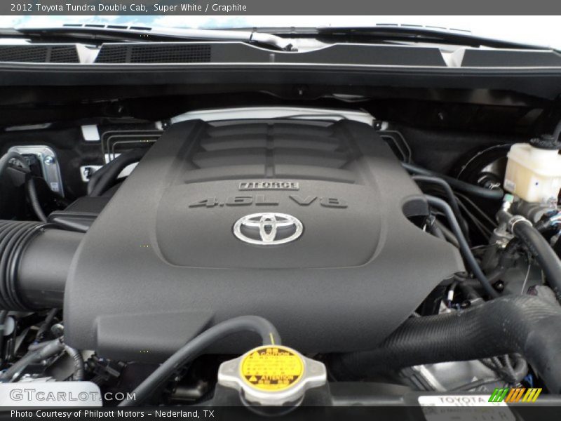  2012 Tundra Double Cab Engine - 4.6 Liter DOHC 32-Valve Dual VVT-i V8