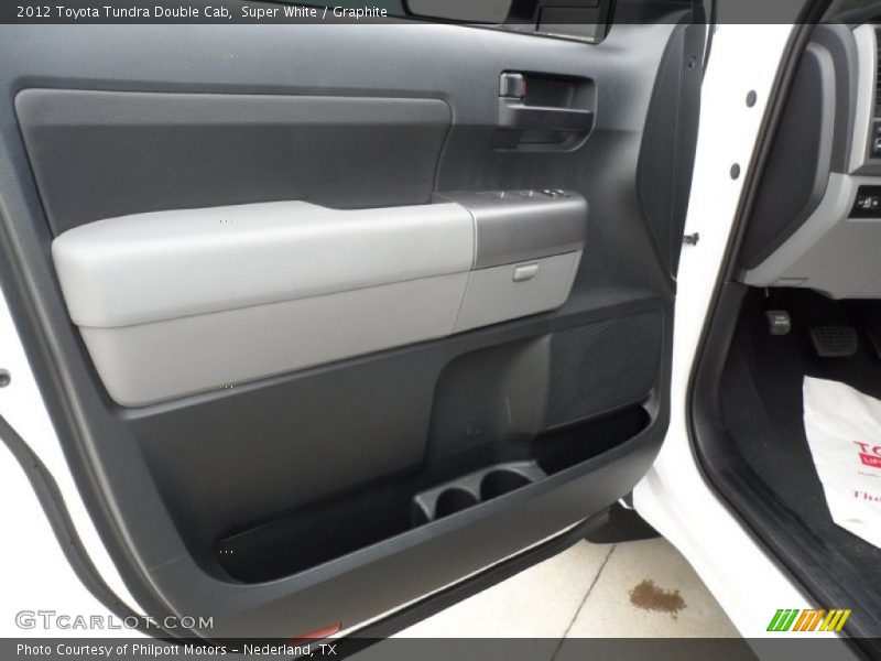 Super White / Graphite 2012 Toyota Tundra Double Cab