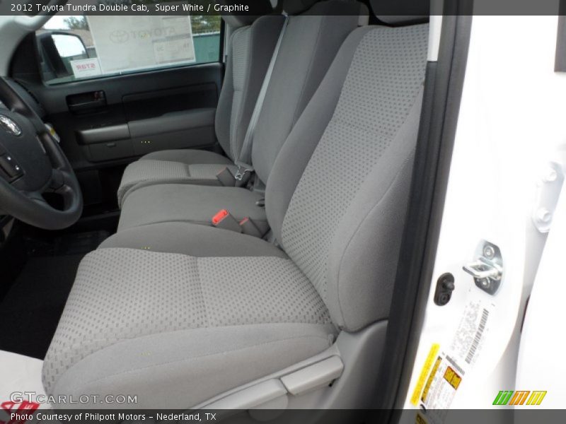 Super White / Graphite 2012 Toyota Tundra Double Cab