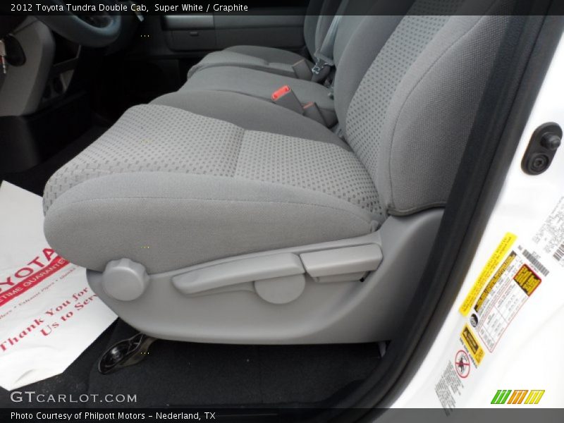 Super White / Graphite 2012 Toyota Tundra Double Cab