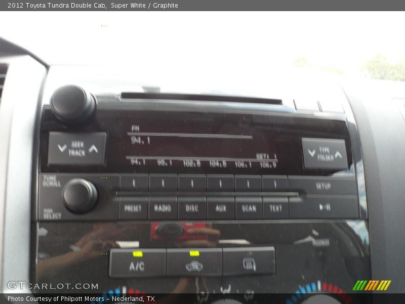 Super White / Graphite 2012 Toyota Tundra Double Cab