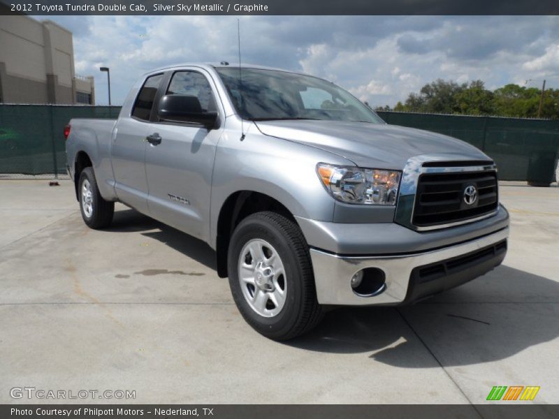 Silver Sky Metallic / Graphite 2012 Toyota Tundra Double Cab
