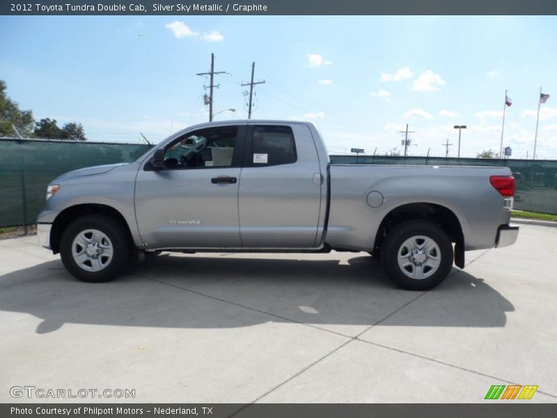 Silver Sky Metallic / Graphite 2012 Toyota Tundra Double Cab