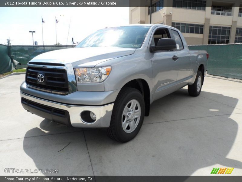Silver Sky Metallic / Graphite 2012 Toyota Tundra Double Cab