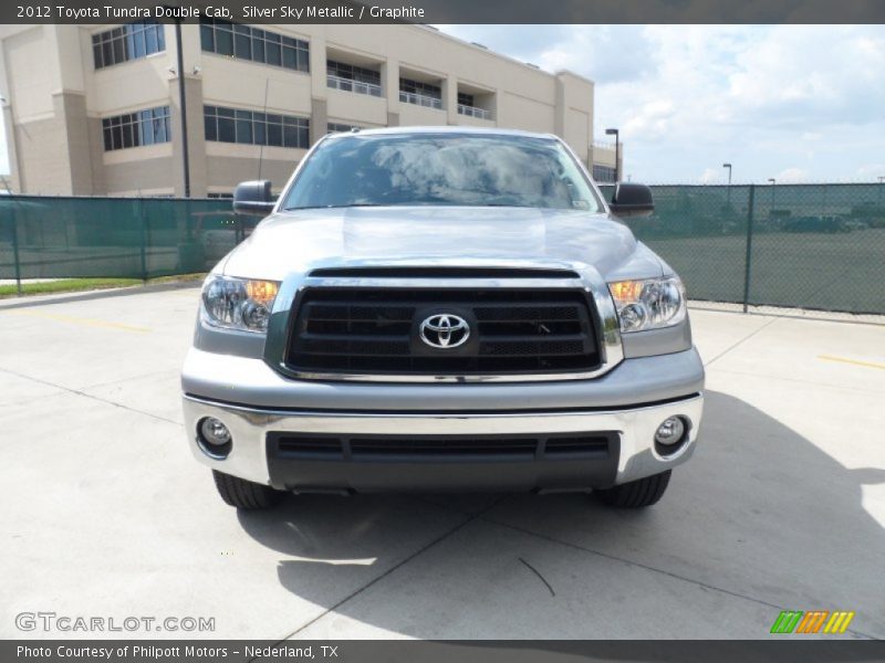 Silver Sky Metallic / Graphite 2012 Toyota Tundra Double Cab