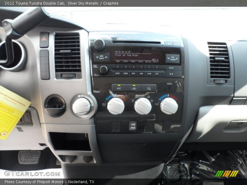 Silver Sky Metallic / Graphite 2012 Toyota Tundra Double Cab