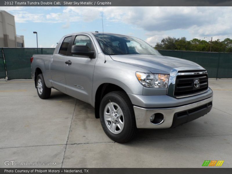 Silver Sky Metallic / Graphite 2012 Toyota Tundra Double Cab