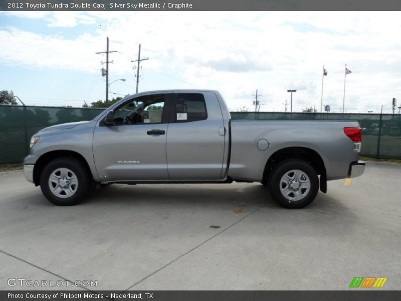 Silver Sky Metallic / Graphite 2012 Toyota Tundra Double Cab