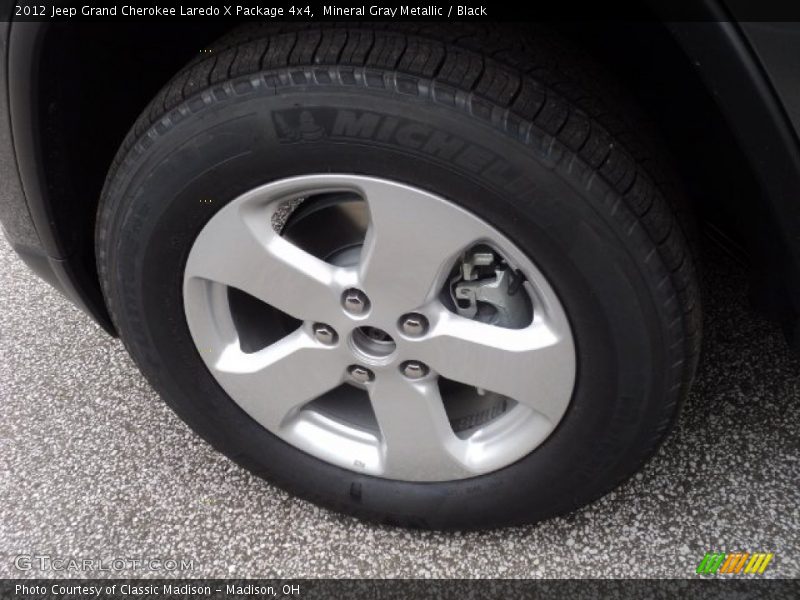 Mineral Gray Metallic / Black 2012 Jeep Grand Cherokee Laredo X Package 4x4